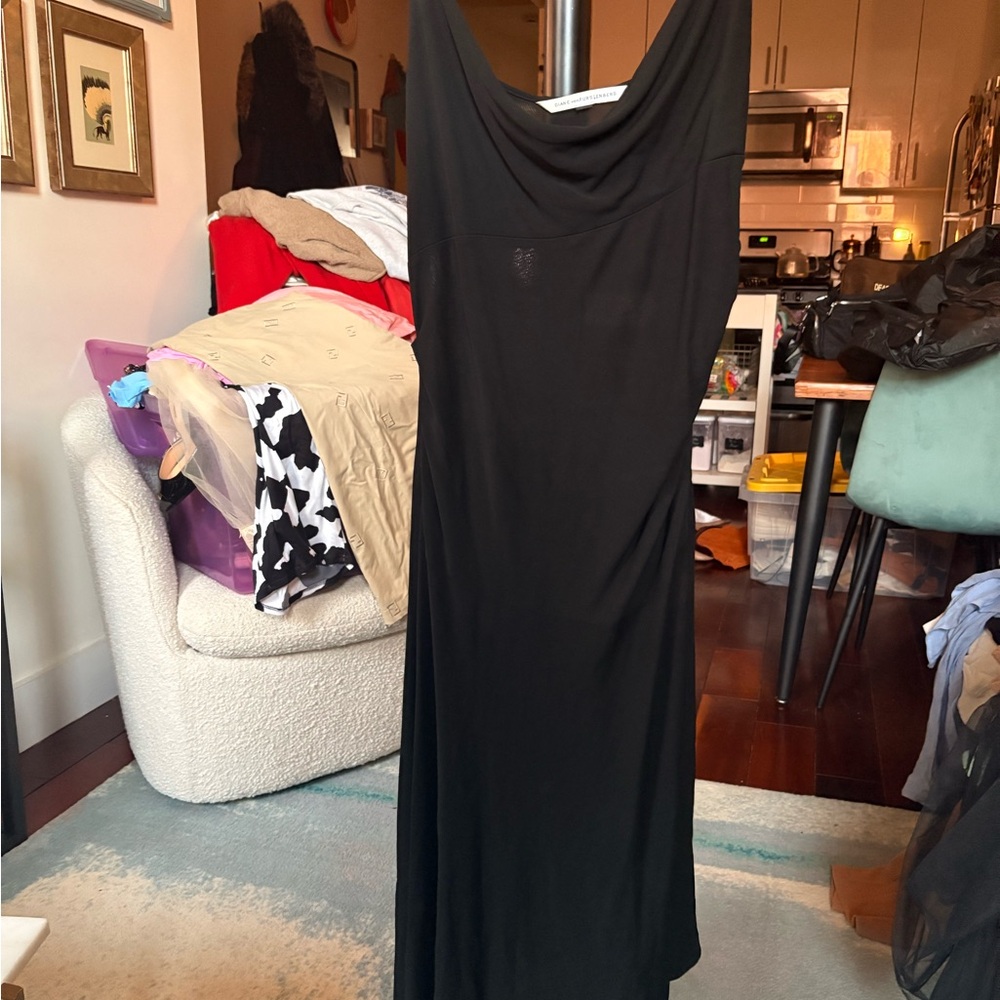 Diane Von Furstenberg Black Maxi Dress